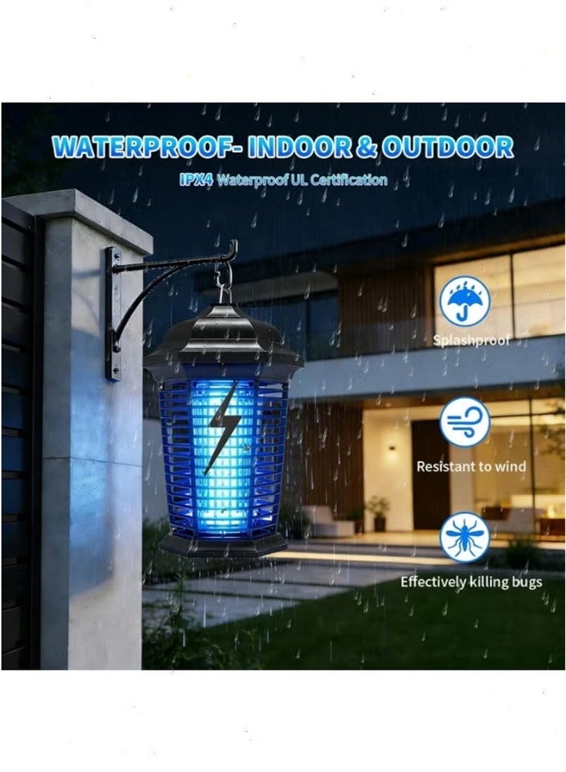 بوميفار جهاز كهربائي لقتل البعوض بقدرة 20 واط، مزود بأشعة فوق بنفسجية، ومصيدة للحشرات، ومبيد قوي للآفات بزاوية 360 درجة، مناسب للاستخدام المنزلي في غرف النوم والمطابخ، وكذلك في الفناء الخارجي والحديقة الخلفية، آمن وخالٍ من المواد الكيميائية - Image 5